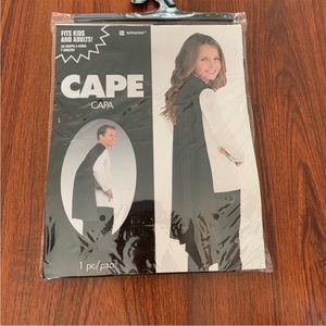 New Amscan Costume Black Cape Adult / Child project Halloween play
